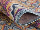 2' X 5' Rustic Orange Medallion Area Rug