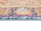 2' X 8' Rustic Orange Medallion Runner Rug