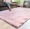 5' X 7' Pink Shag Area Rug
