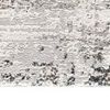 8' X 11' Gray and Ivory Abstract Power Loom Area Rug