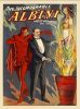 8.5" X 11" The Incomparable Albini Vintage Magic Poster Wall Art