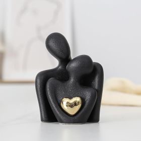 Mini Couple Statue Tv Stand Decor Items for Living Room