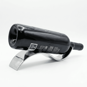 Choixe Minimalist Wine Bottle Holder - Modern Recycled Aluminum Wine Rack