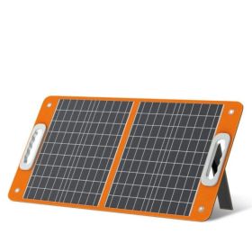 60W 18V Portable Solar Panel;  Flashfish Foldable Solar Charger with 5V USB 18V DC Output Compatible with Portable Generator;  Smartphones;  Tabl (Option: 60W)