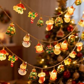 Christmas String Lights, 10 FT 20 LED New Year Fairy Lights Decorattions (Option: Multicolor)