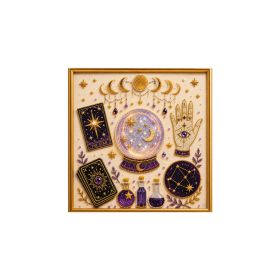 Halloween 3D Diamond Art Kit - Astrology Tarot Cards, DIY Pearl Bead Painting For Beginners (Option: 1PCS)