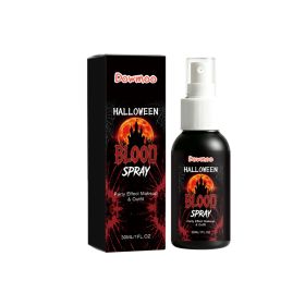 Halloween Fake Blood Spray, Realistic Blood Splatter Makeup For Party, Cosplay & Costume, 30ML (Option: 1box)