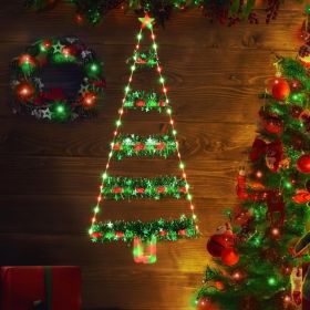 2.65Ft Red & Green LED Christmas Hanging Lights (Option: GREEN RED)